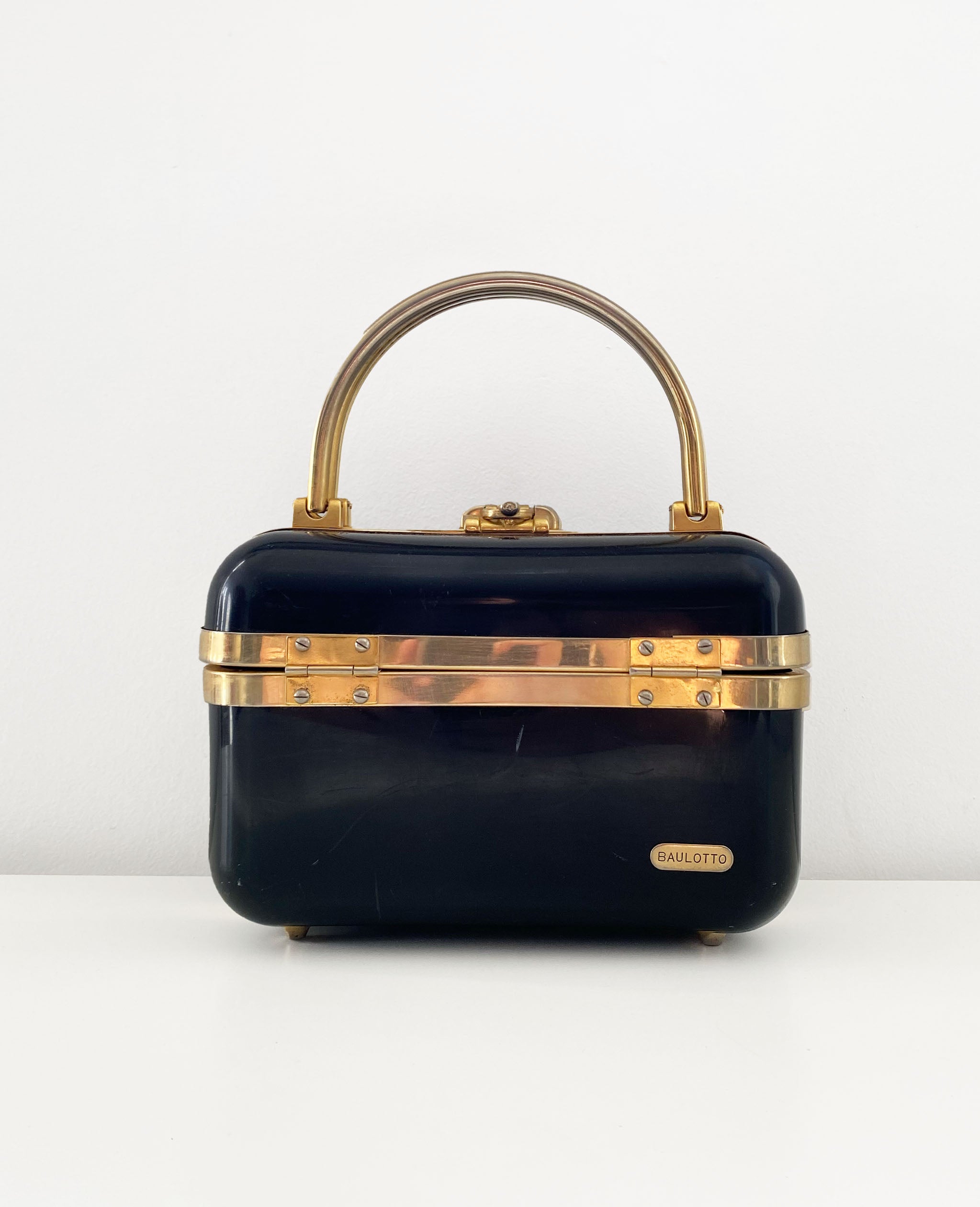 70s Black Box Purse