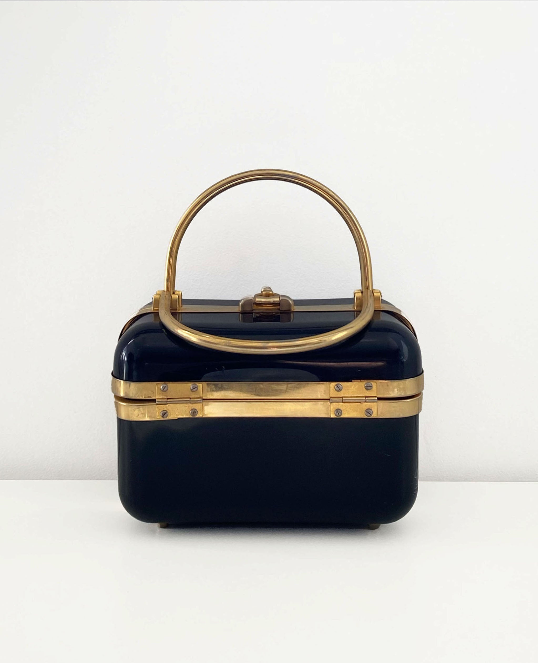 70s Black Box Purse