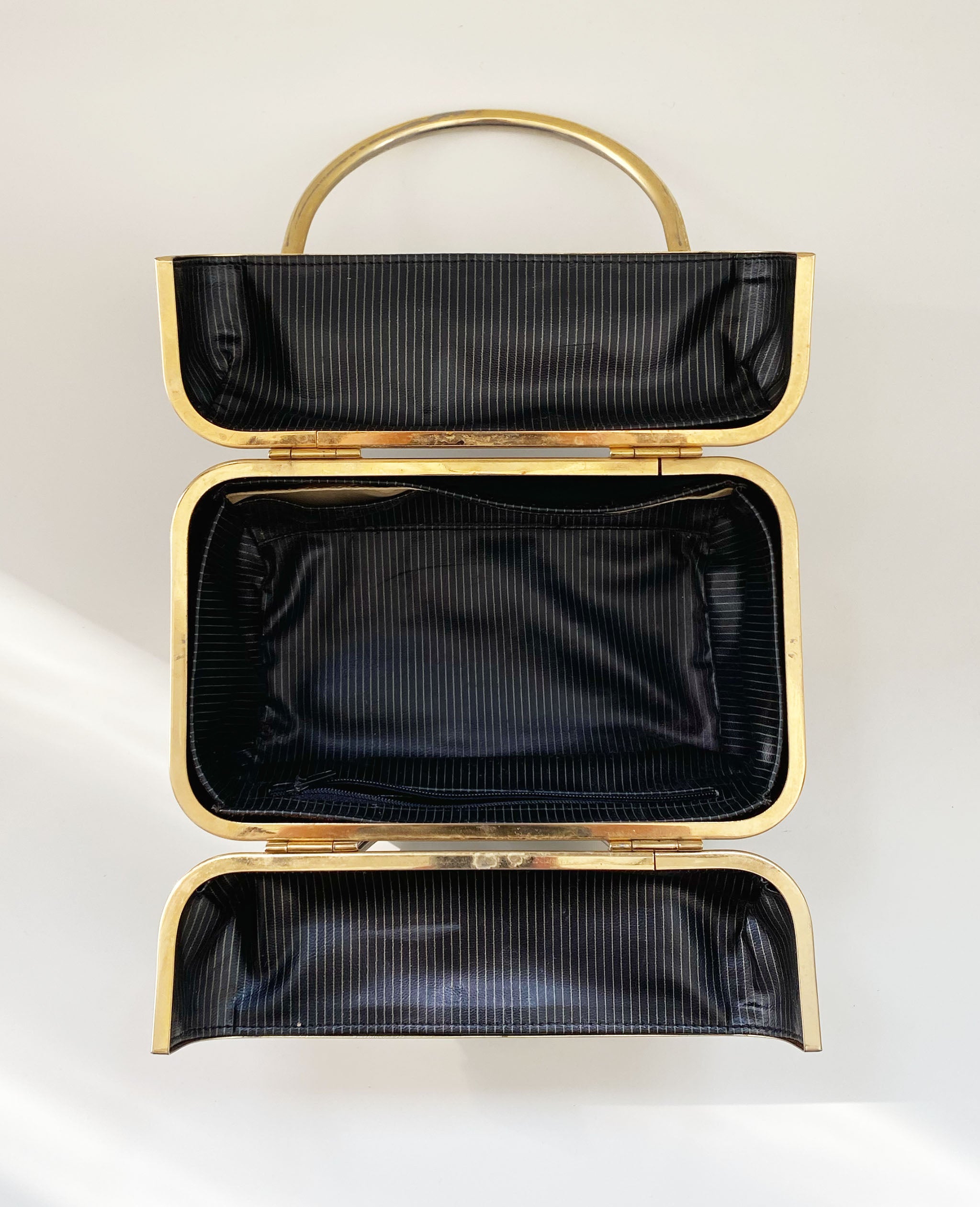 70s Black Box Purse