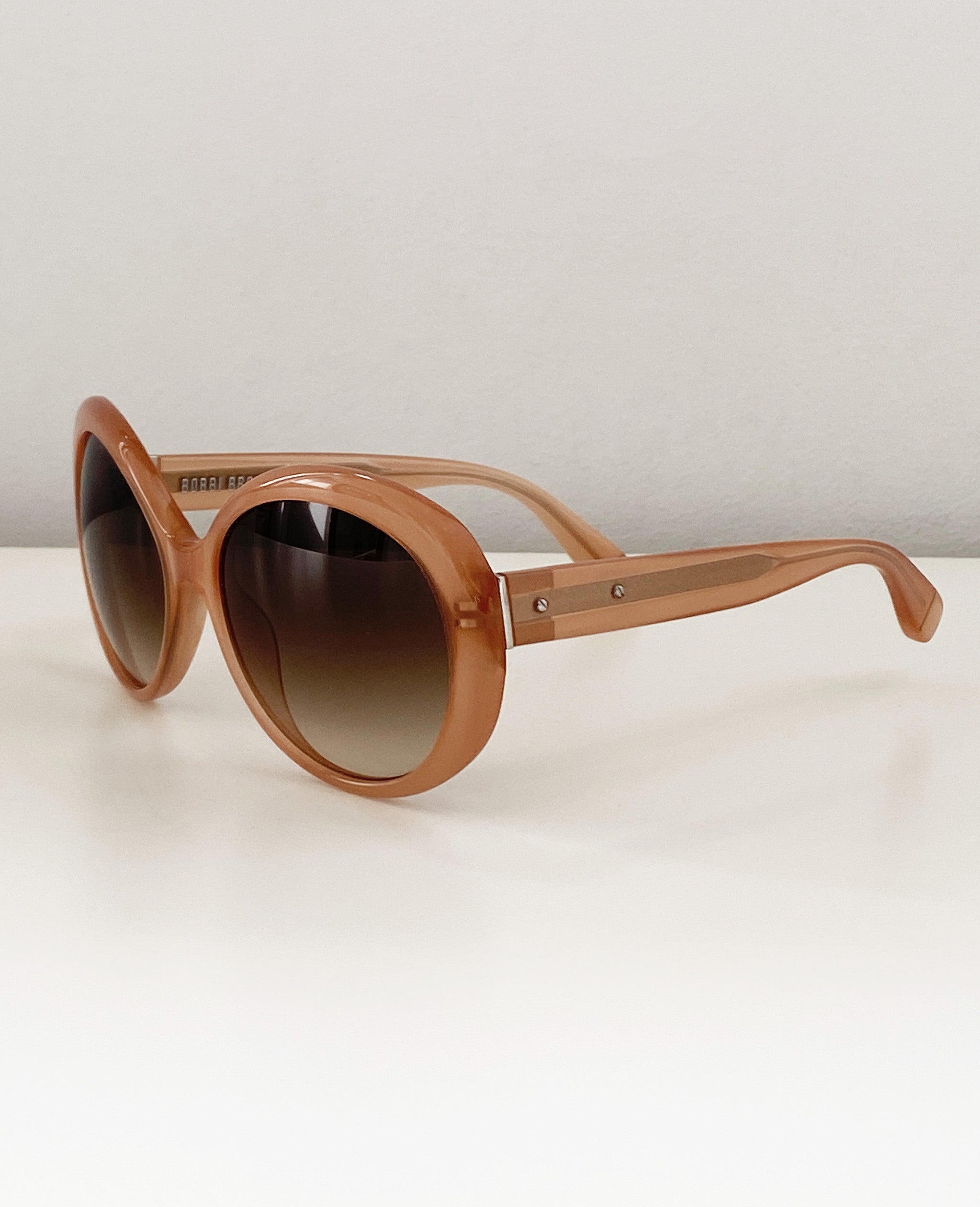 Brown Rounded Sunglasses