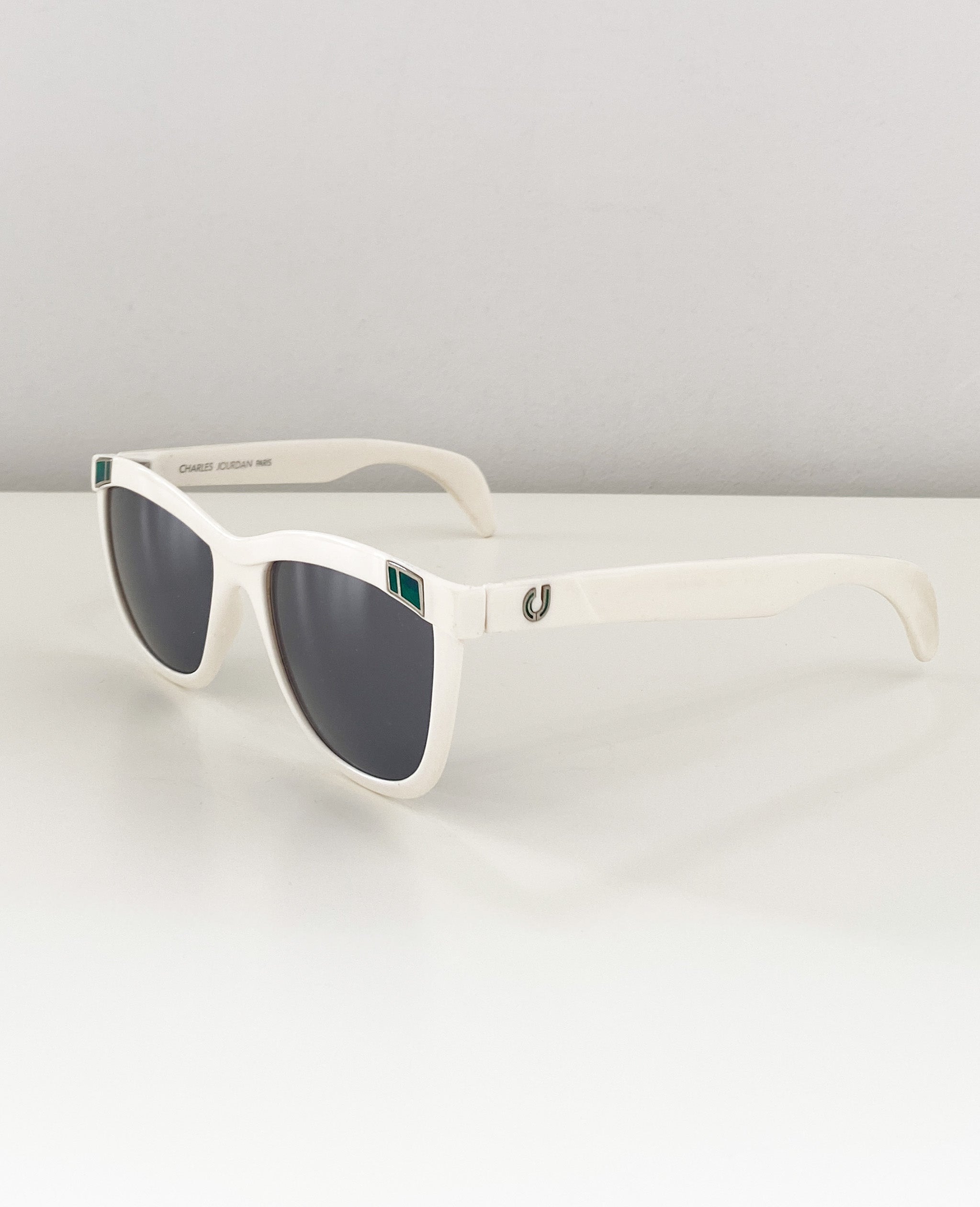 70s White Sunglasses