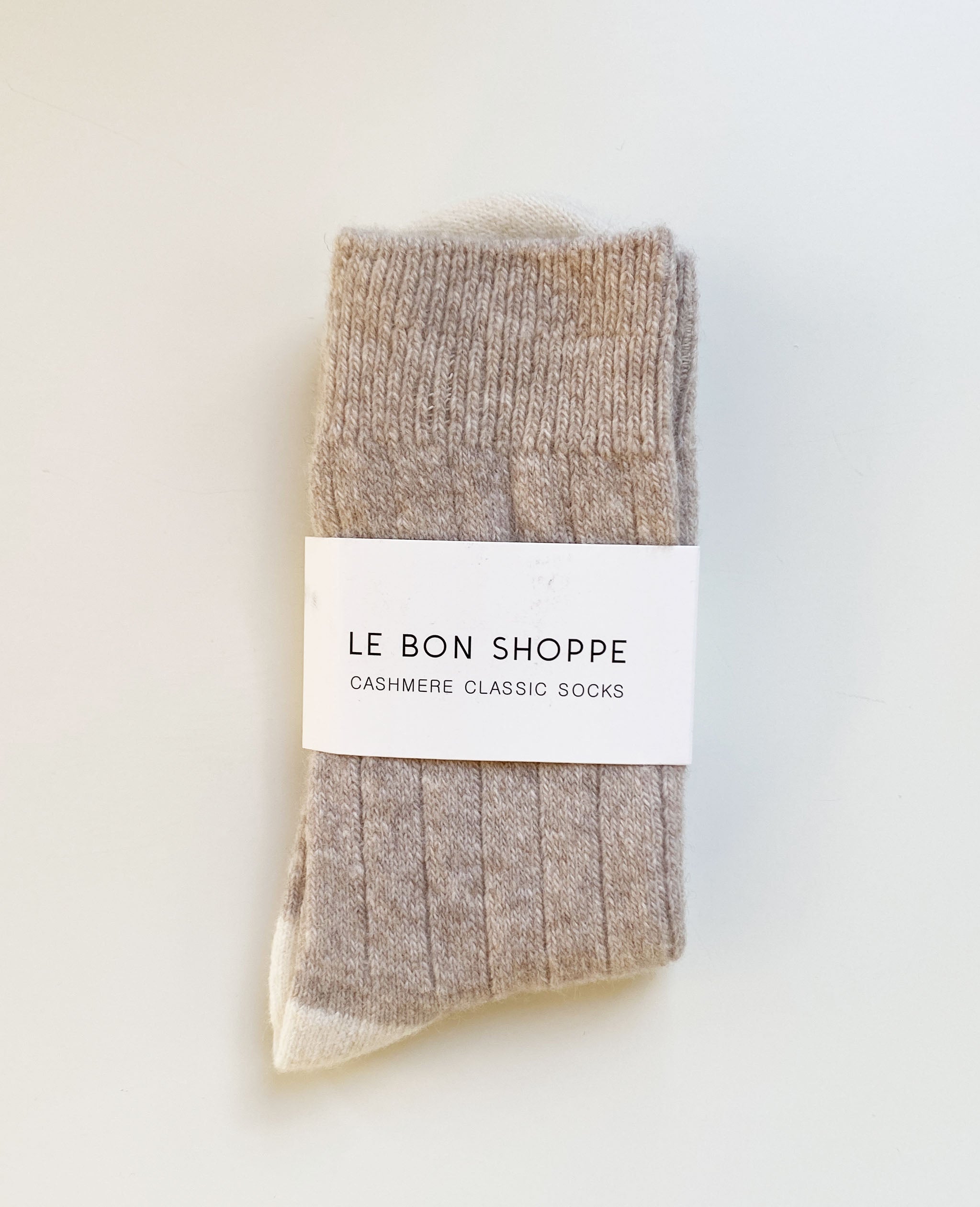 Cashmere Ankle Socks (Available in Grey and Fawn)