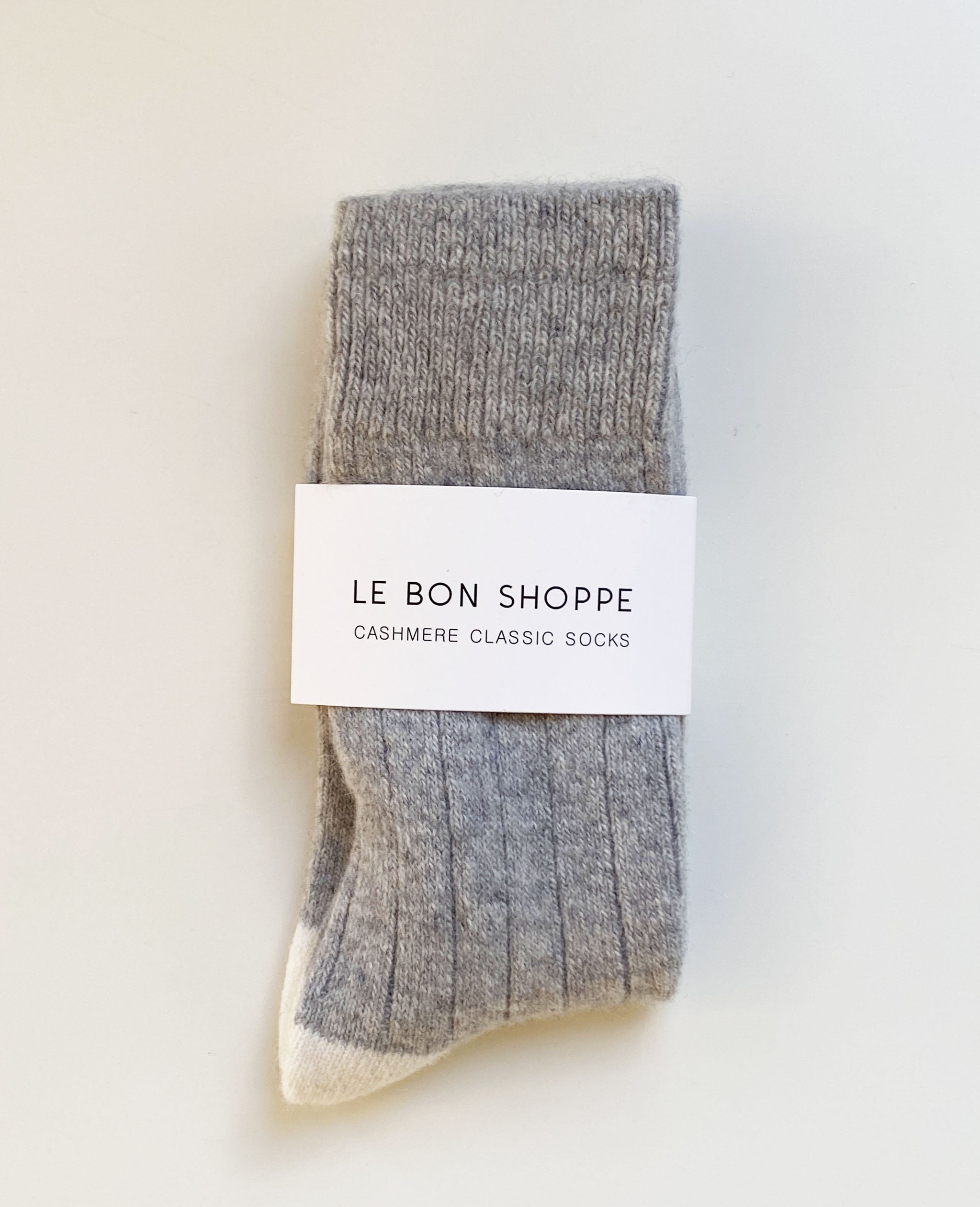 Cashmere Ankle Socks (Available in Grey and Fawn)