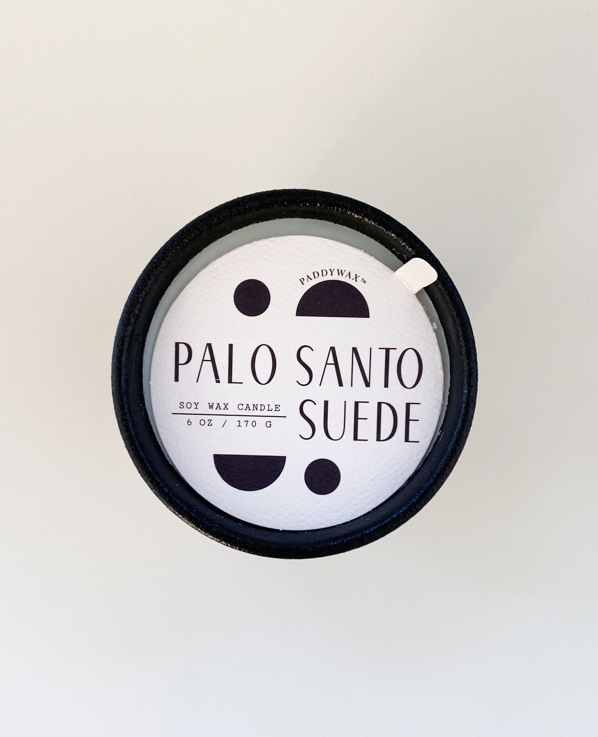 Hourglass Candle - Palo Santo Suede
