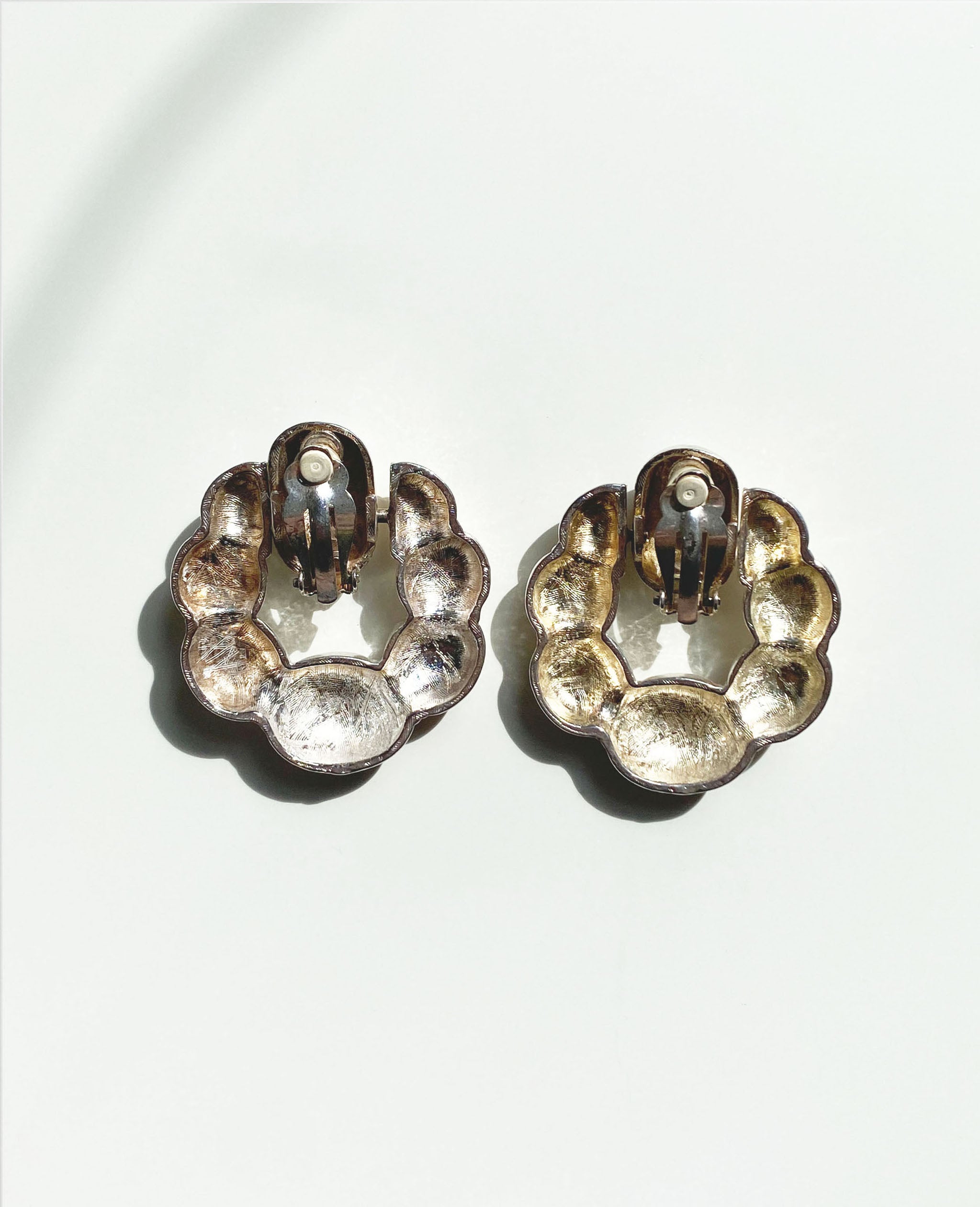 Puffy Ring Clip On Earrings