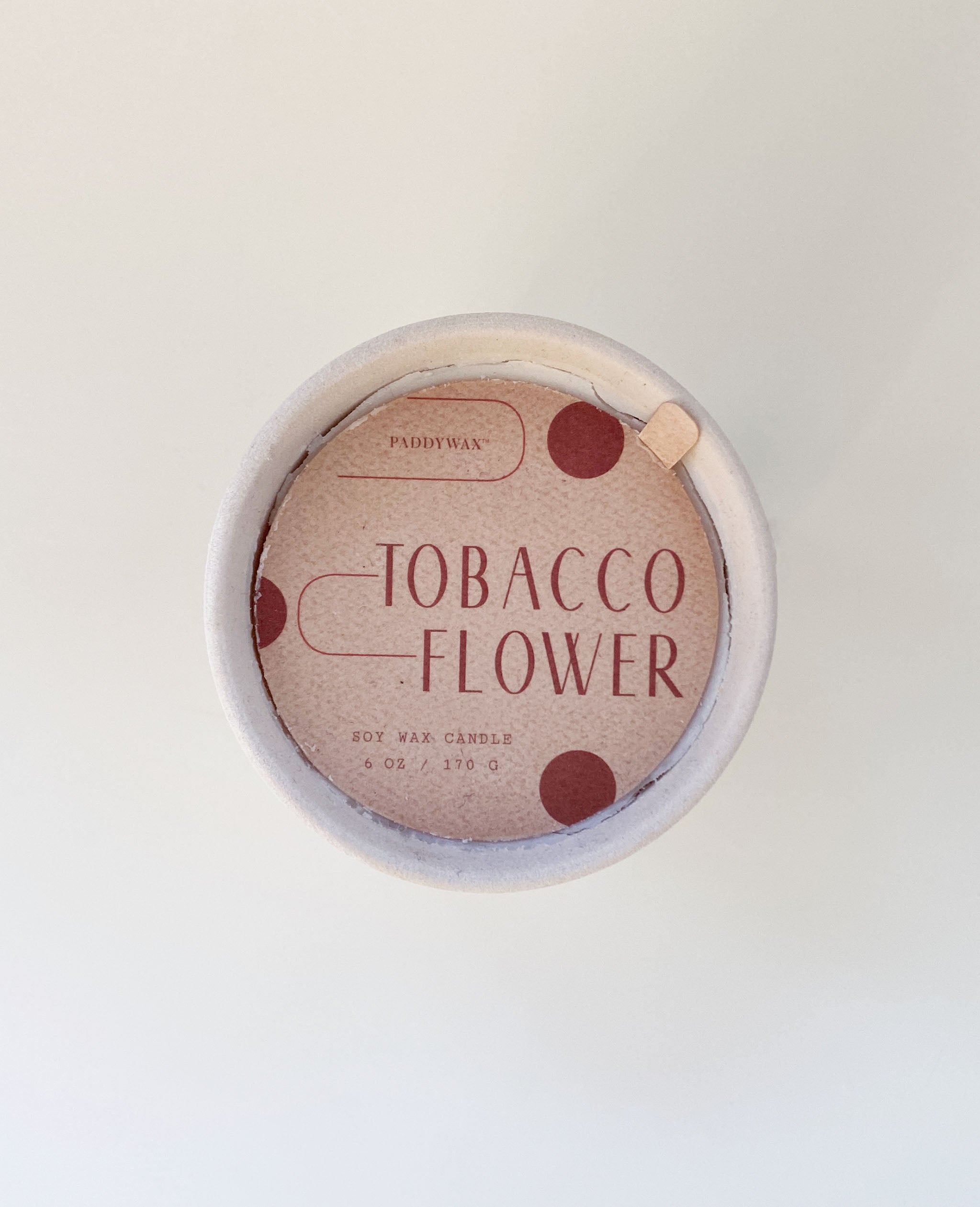 Hourglass Candle - Tobacco Flower