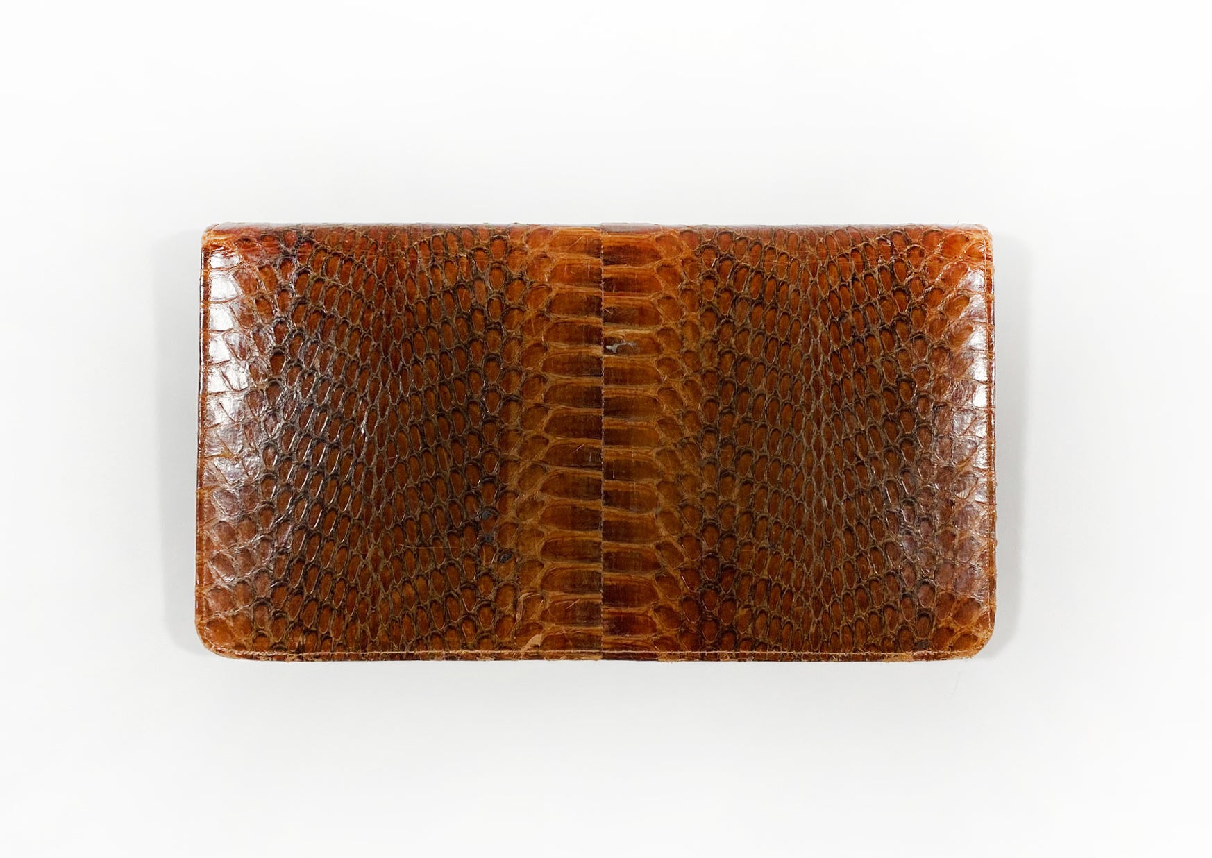 Vintage Snakeskin Clutch