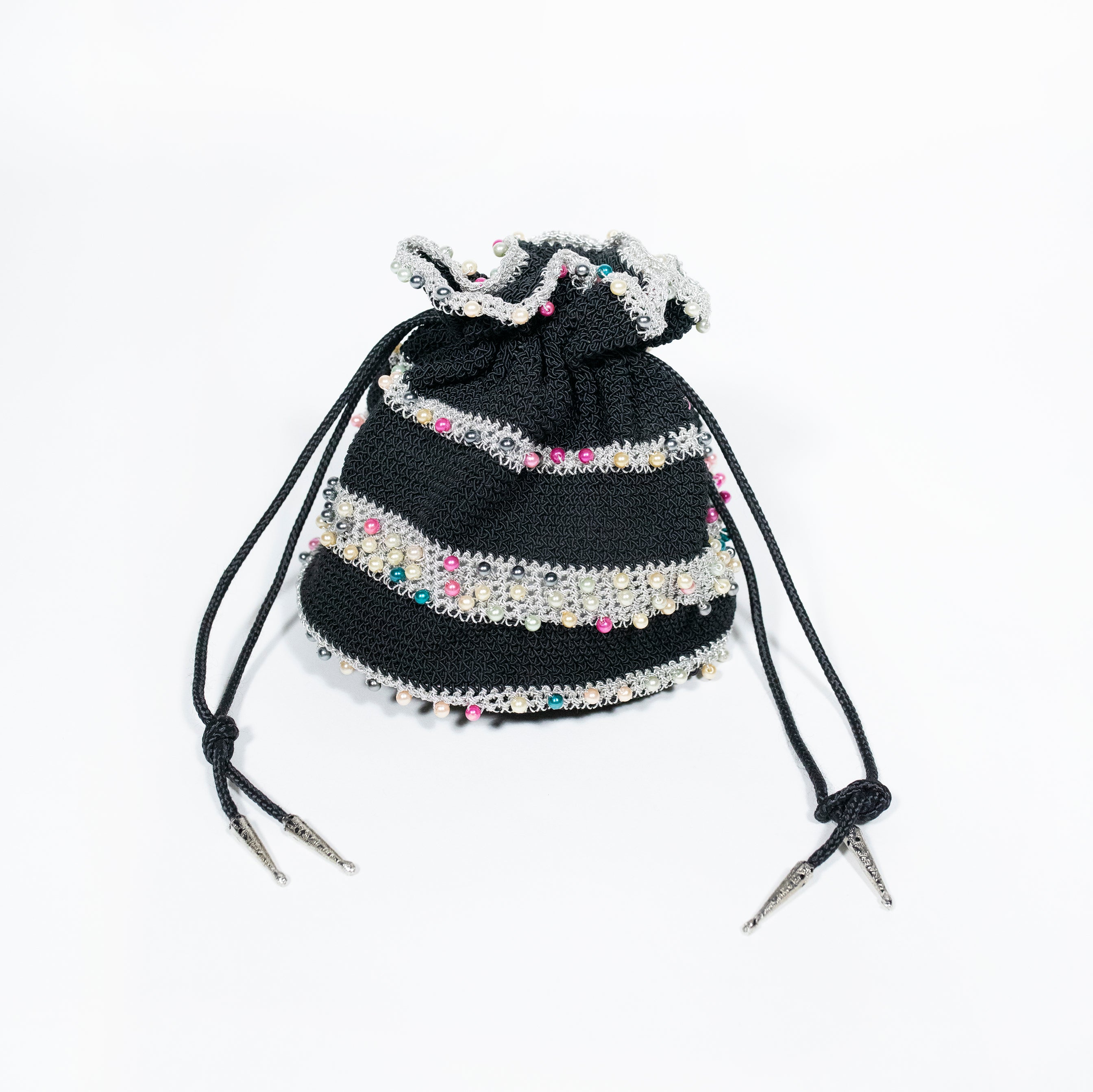 Vintage Crochet and Beaded Bag