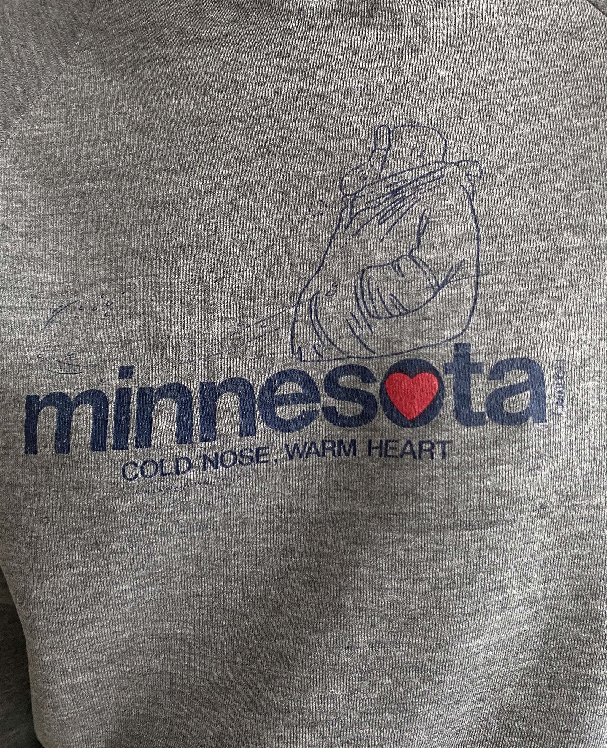 Vintage Gray Minnesota Sweatshirt