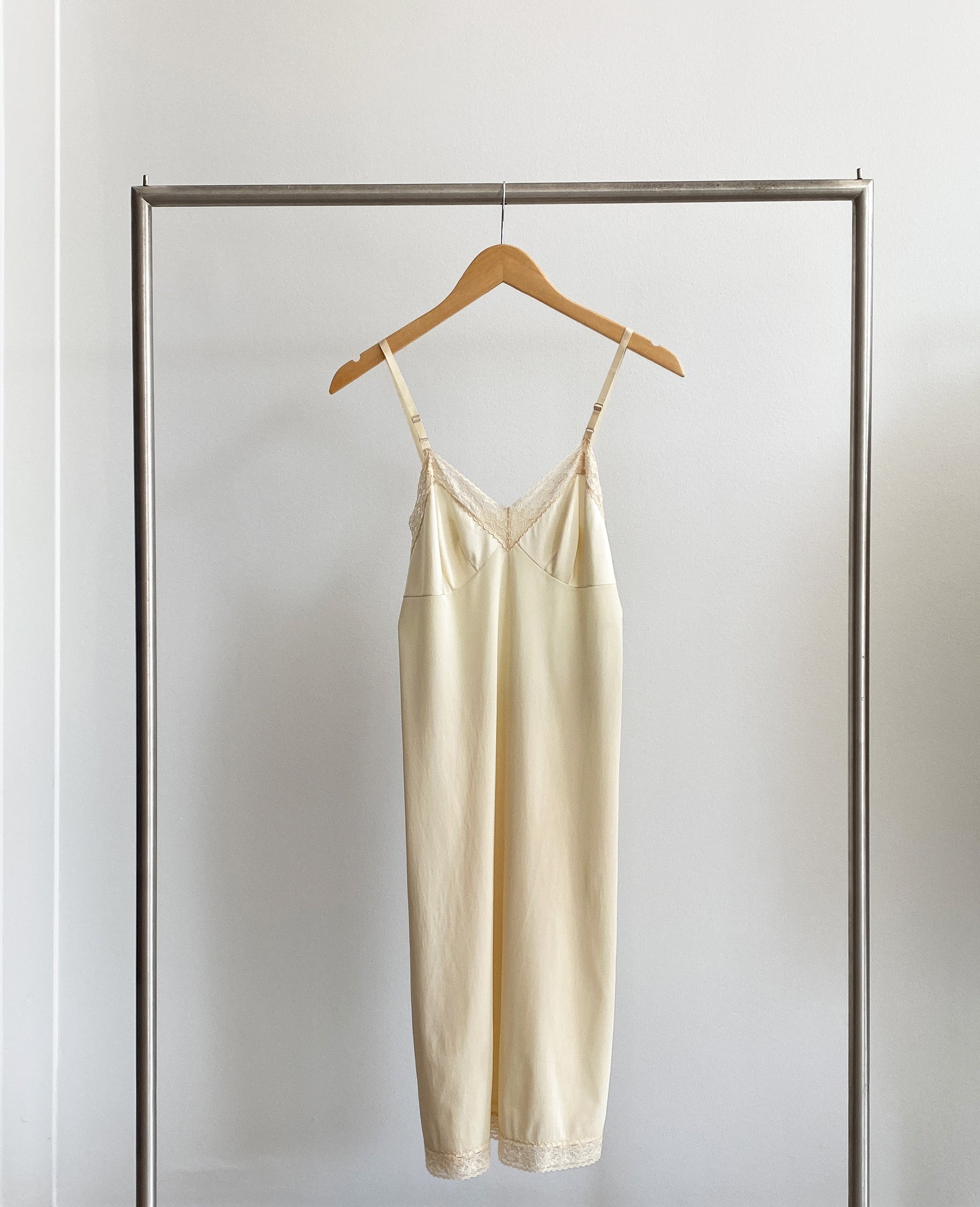 Pale Yellow Slip Dress
