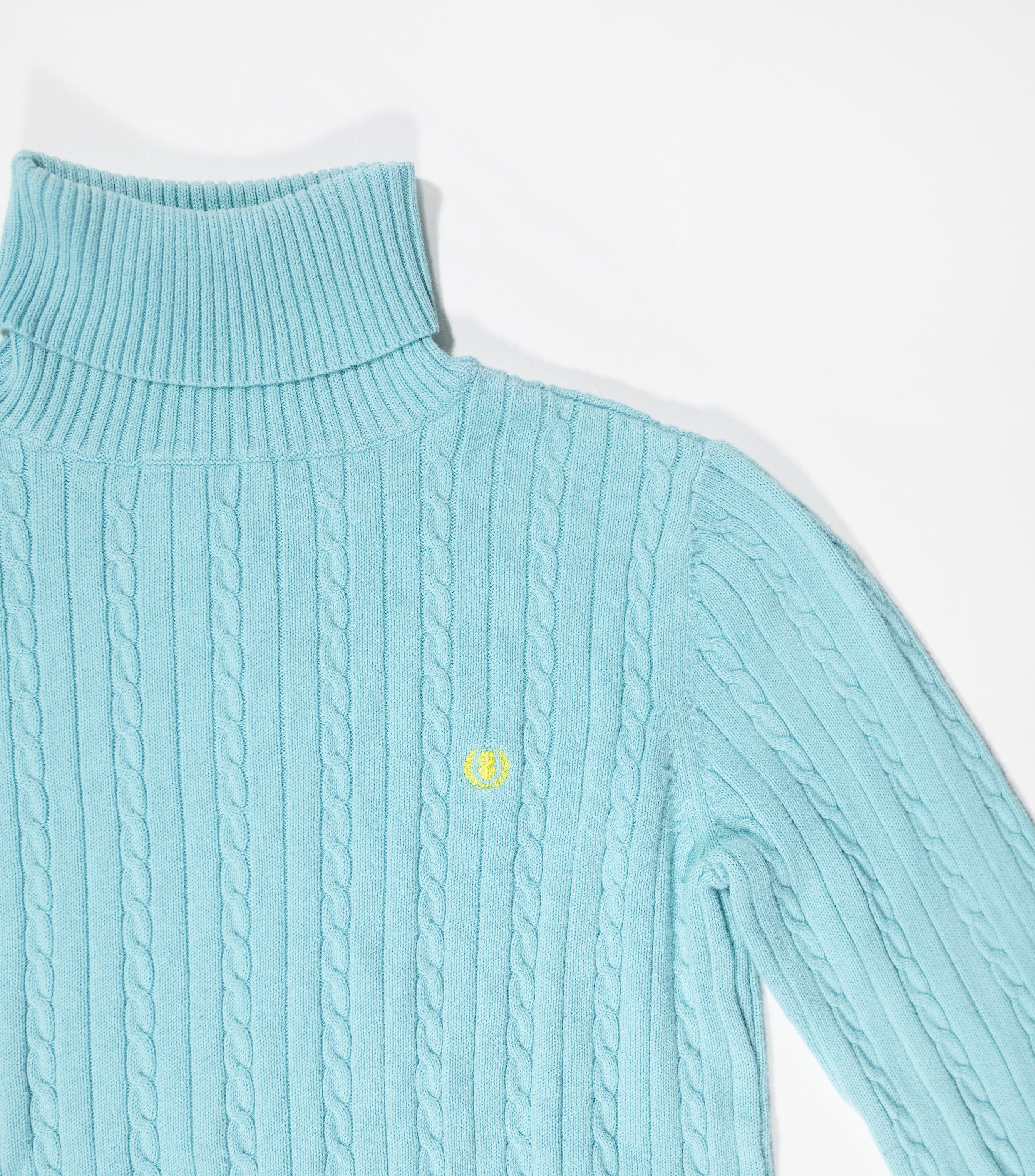 Baby Blue Turtleneck Sweater