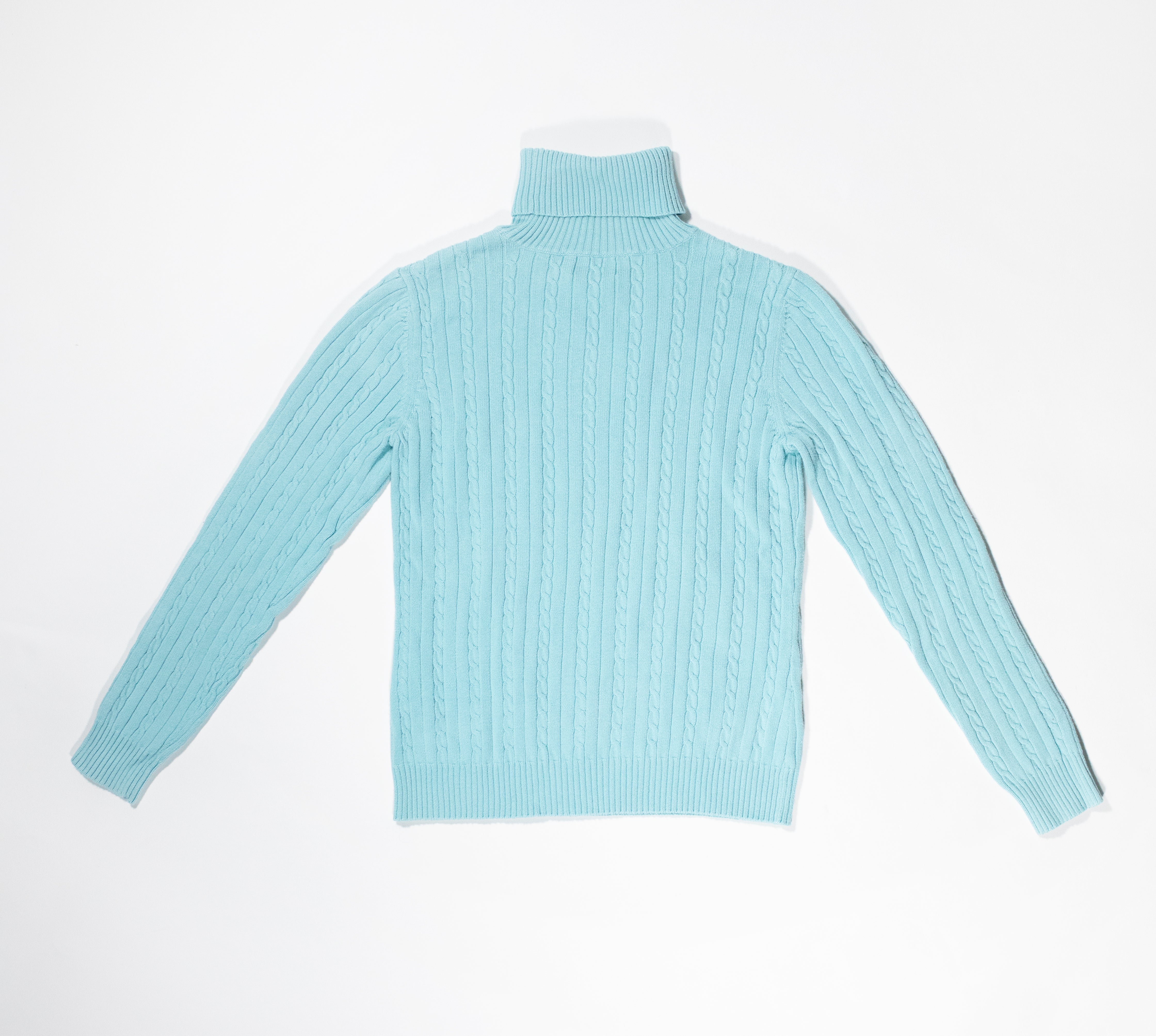 Baby Blue Turtleneck Sweater