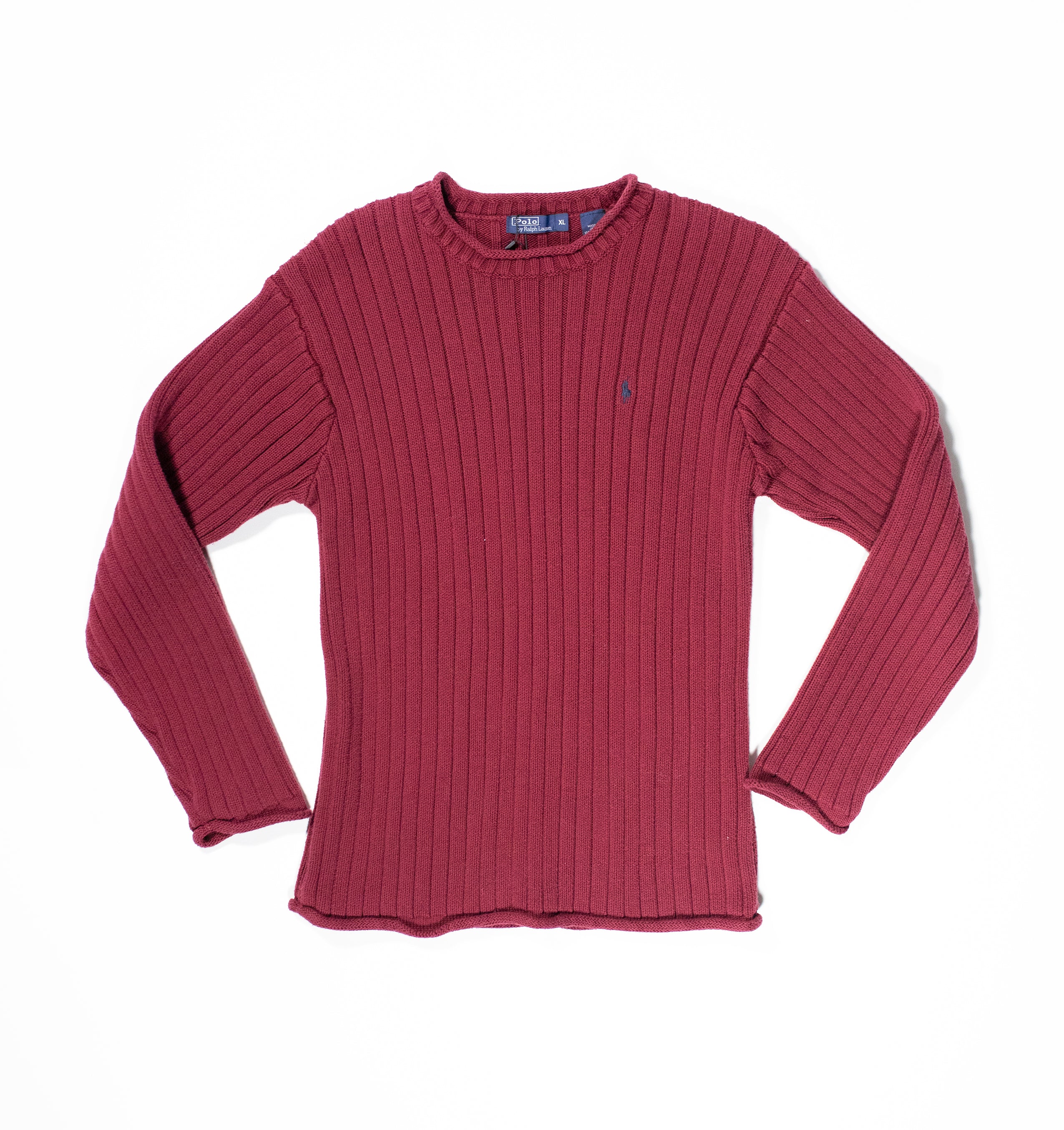 Red Thick Knit Sweater