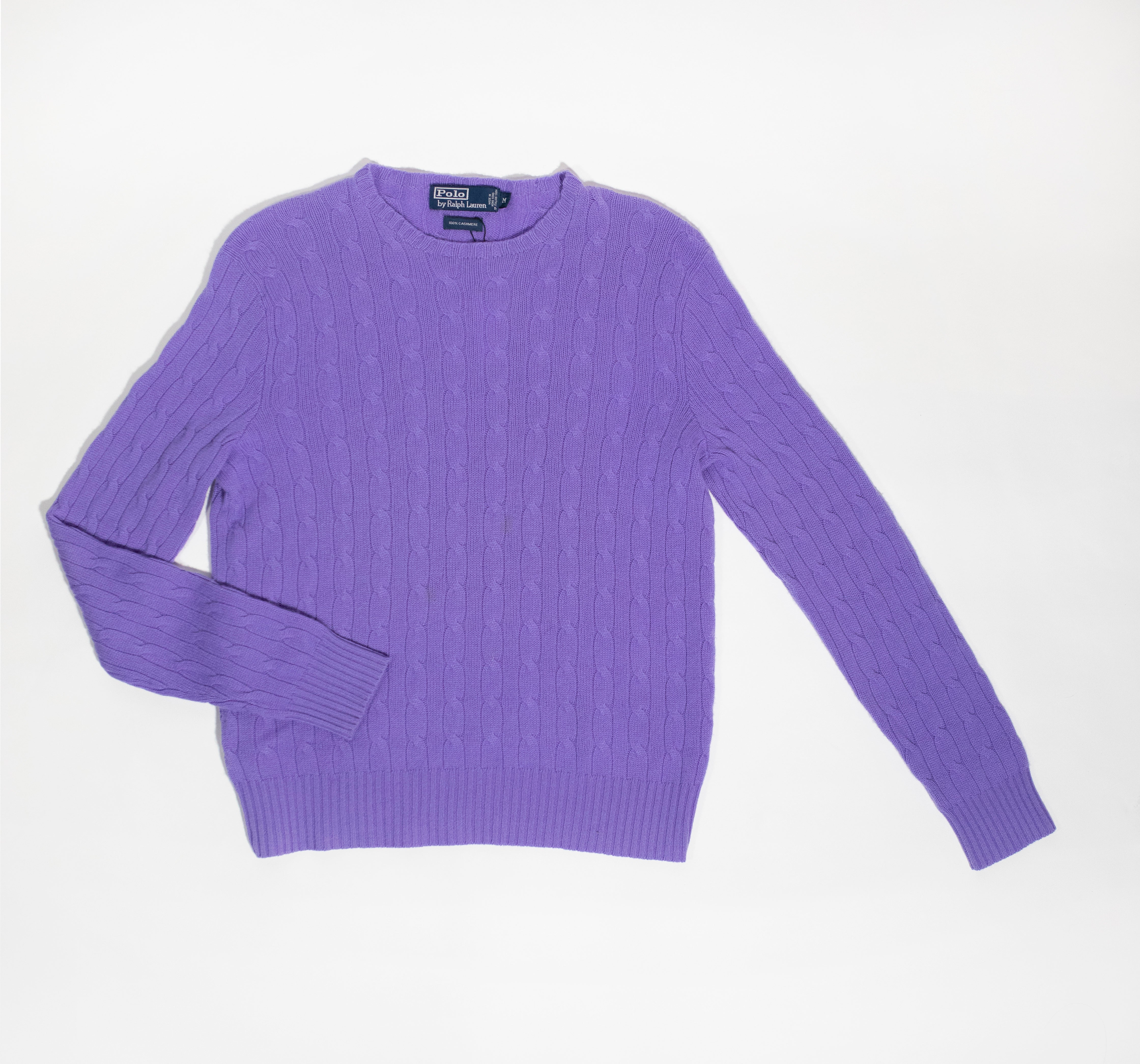 Purple Cashmere Sweater