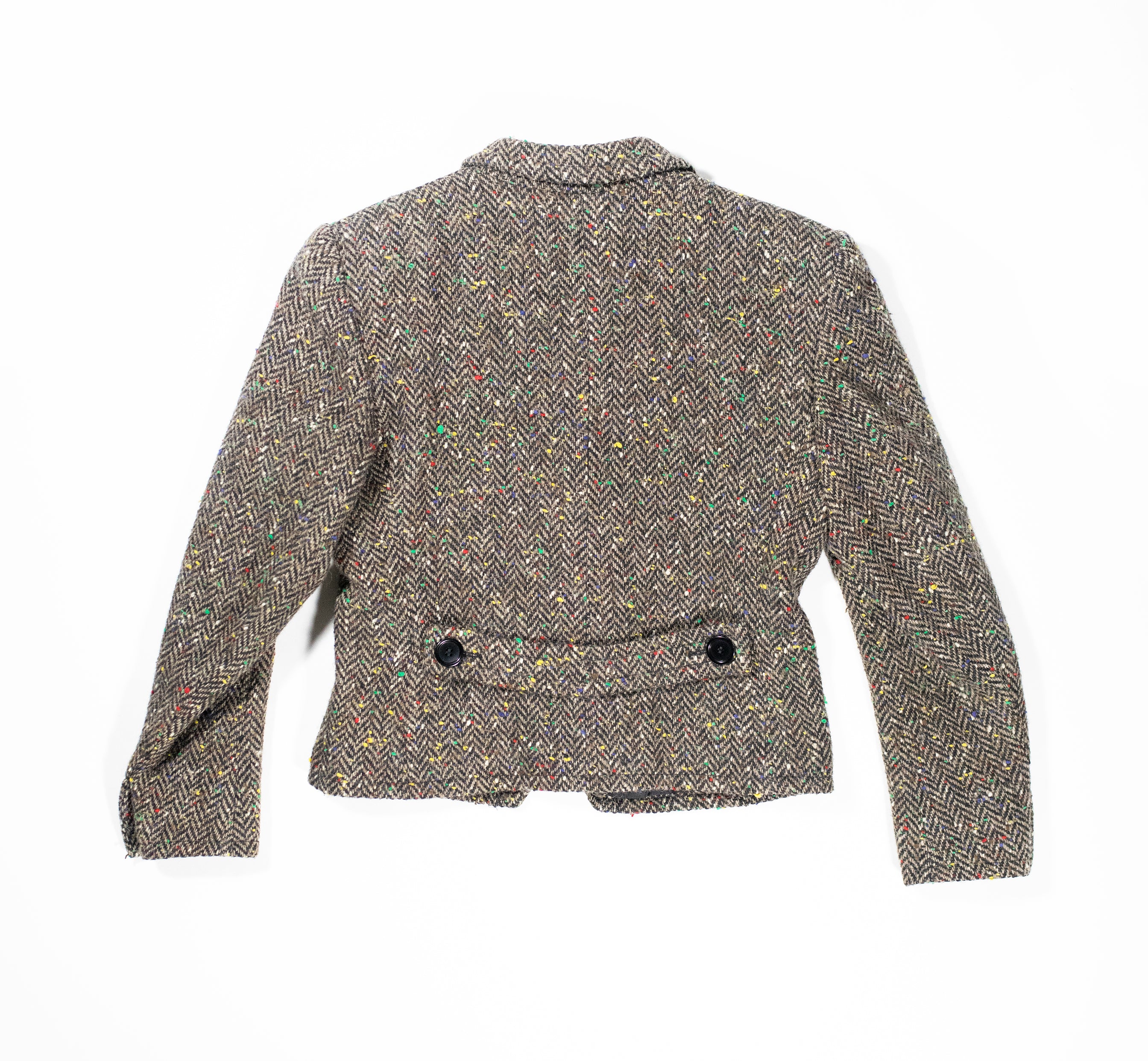 Vintage Multi-Color Tweed Jacket