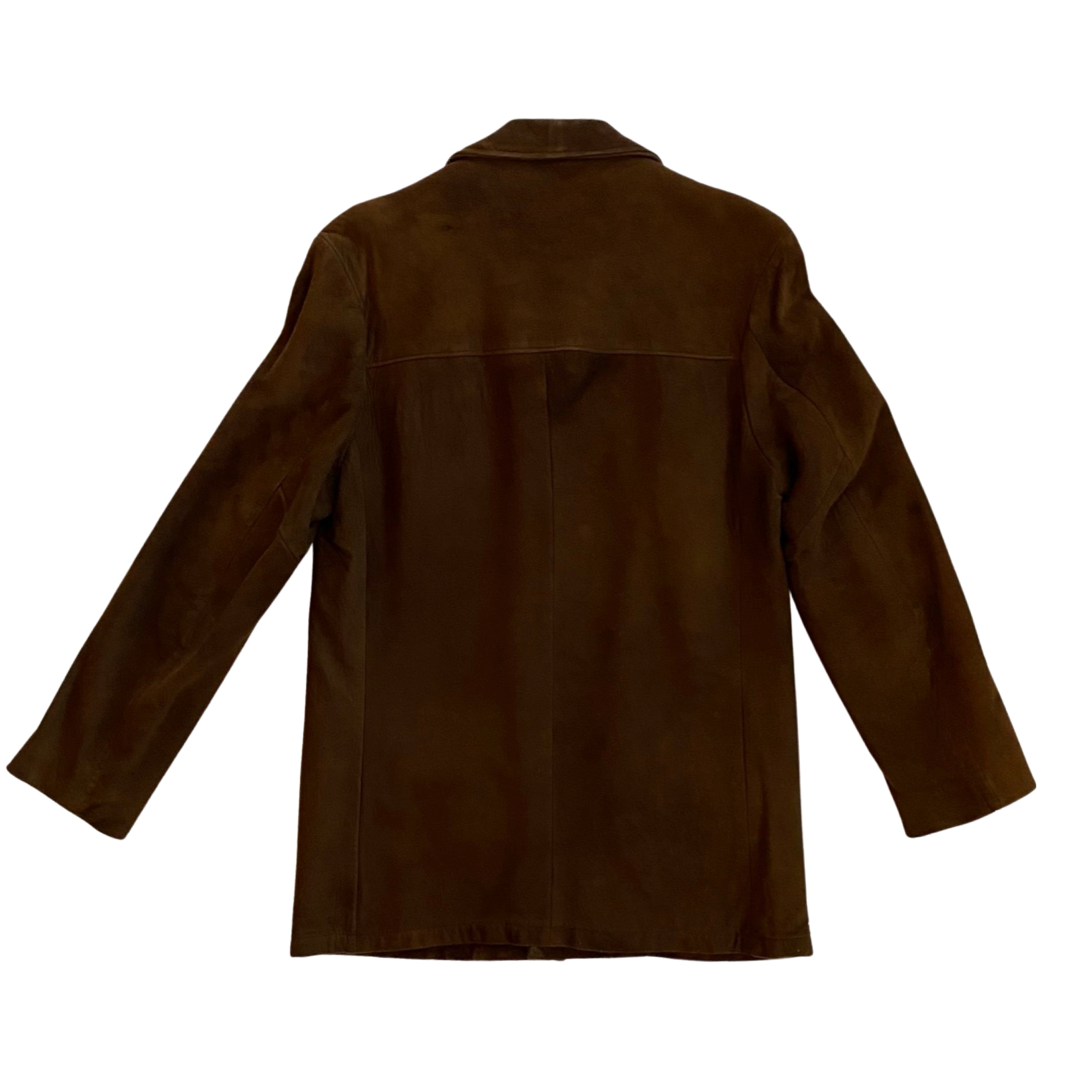Vintage Brown Suede Coat