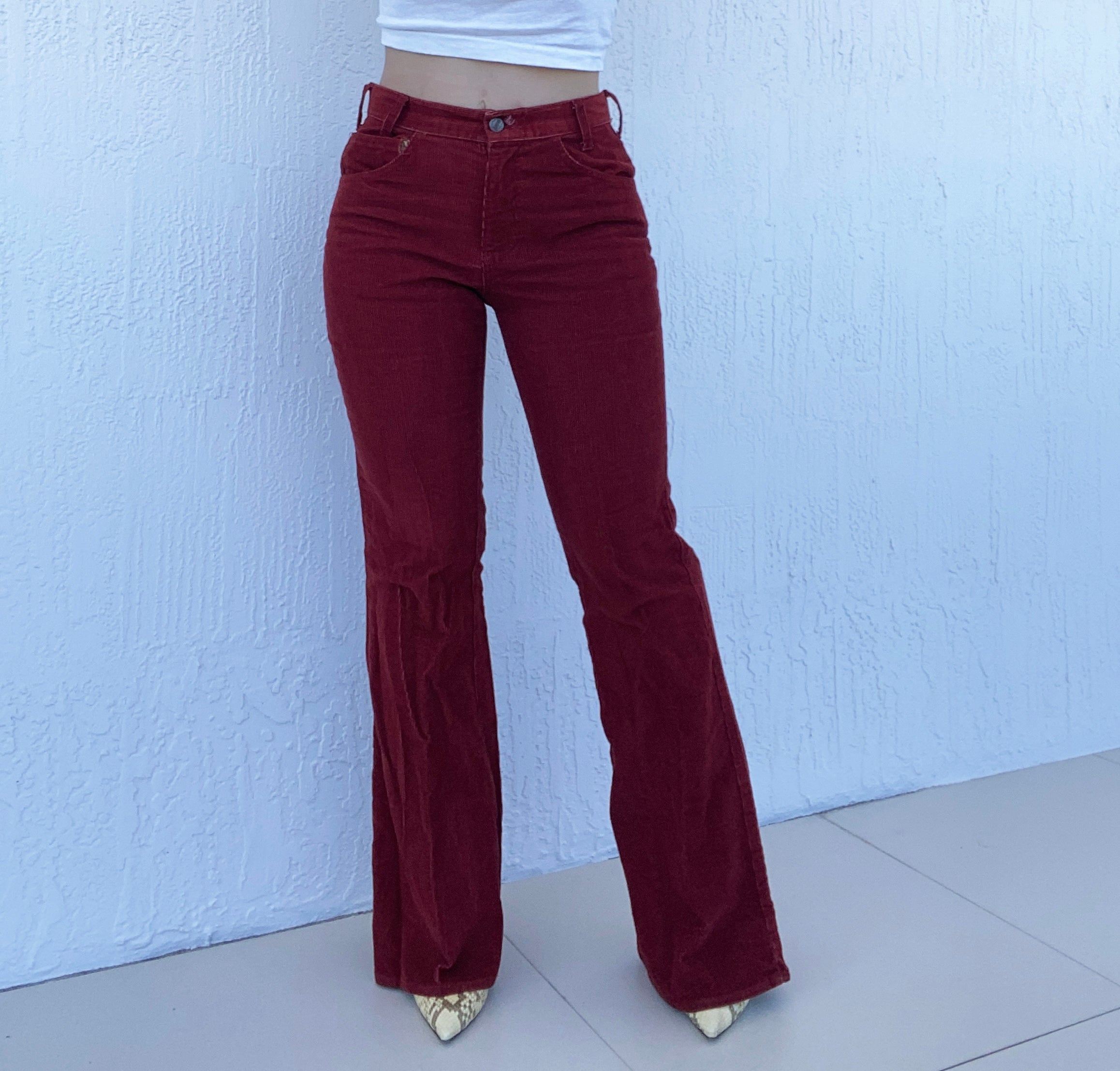 Vintage Red Corduroy Pant