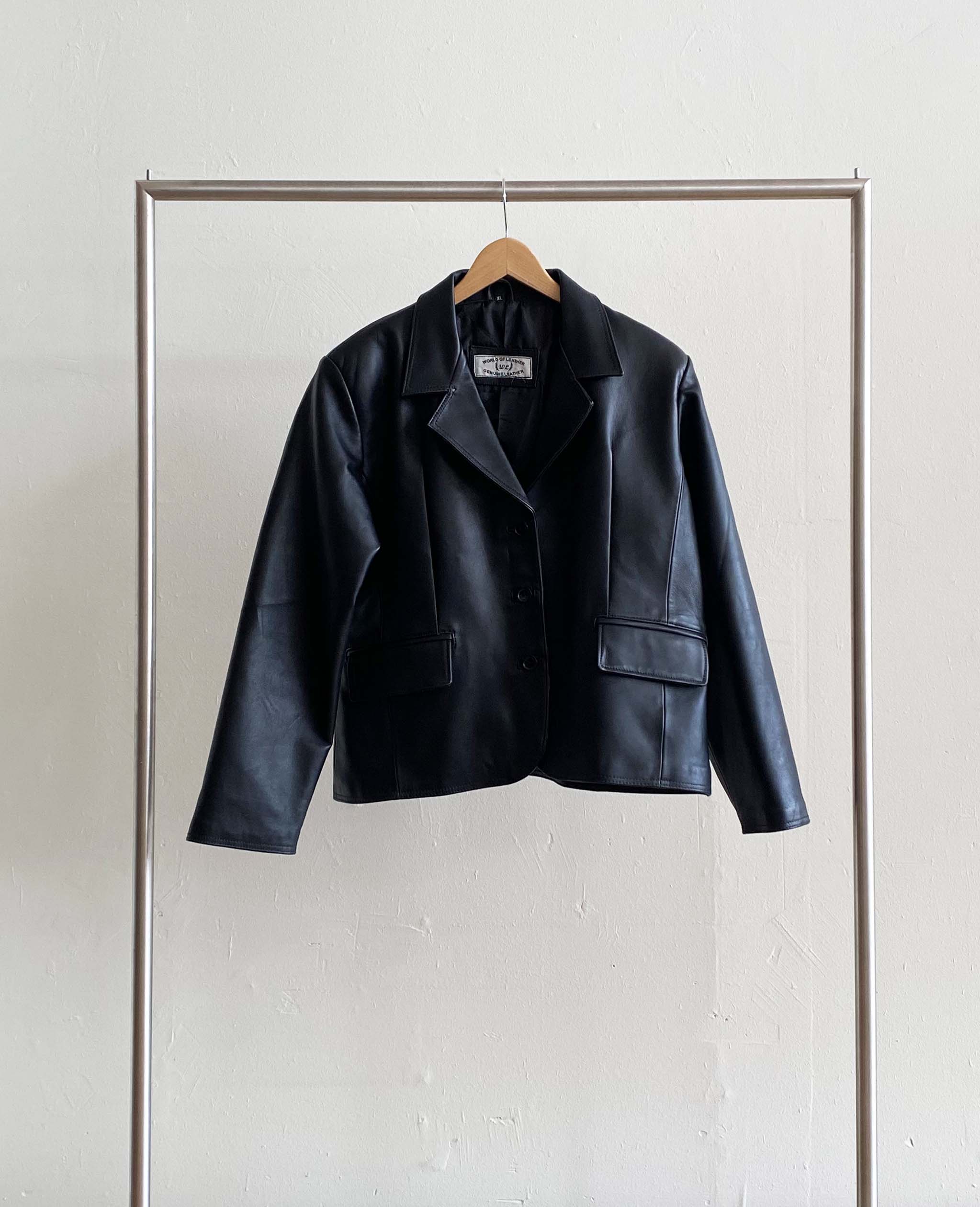 World of Leather Black Leather Jacket