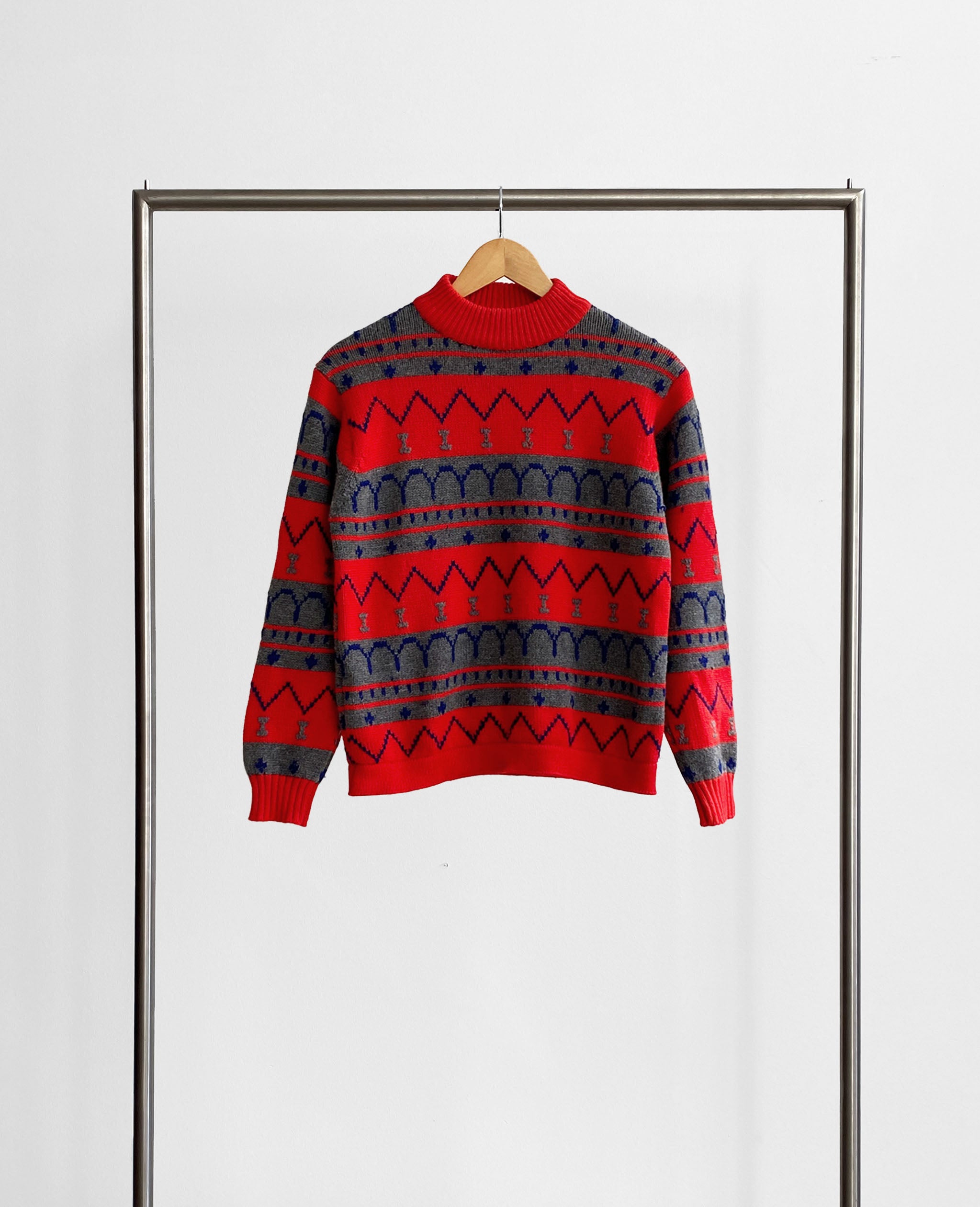 Italian Wool Patterned Sweater