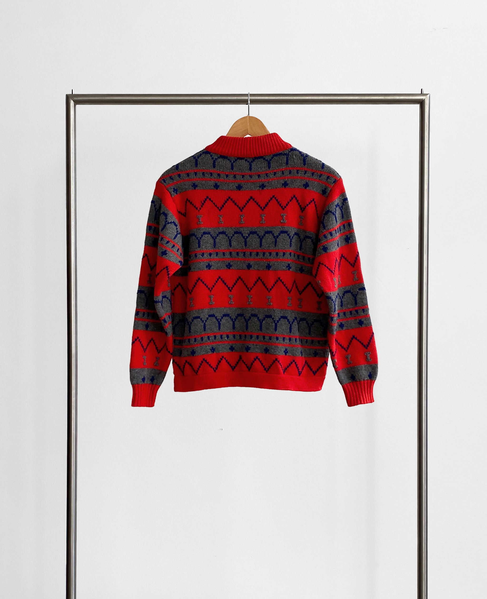 Italian Wool Patterned Sweater
