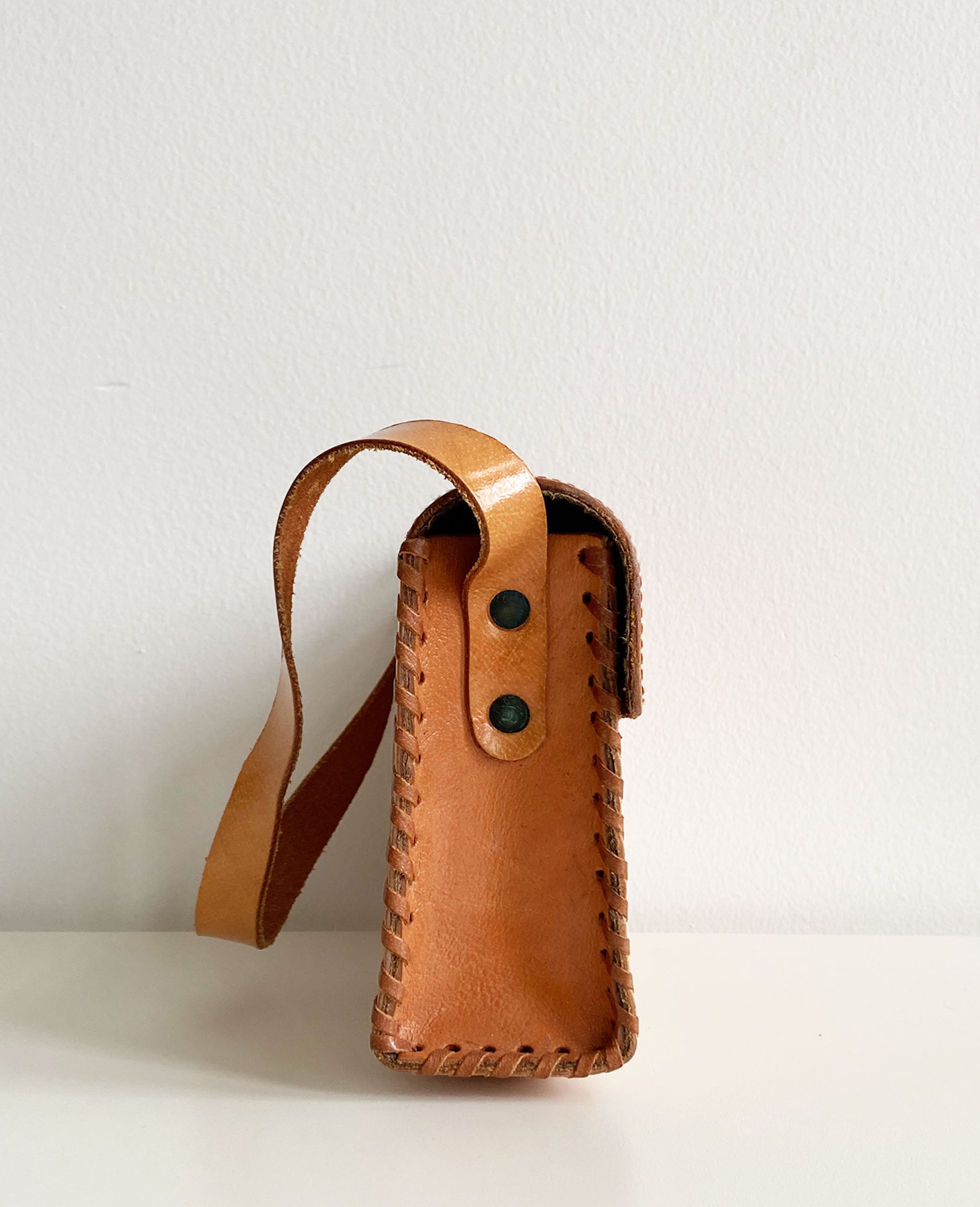 Hand Tooled Leather Shoulder Bag