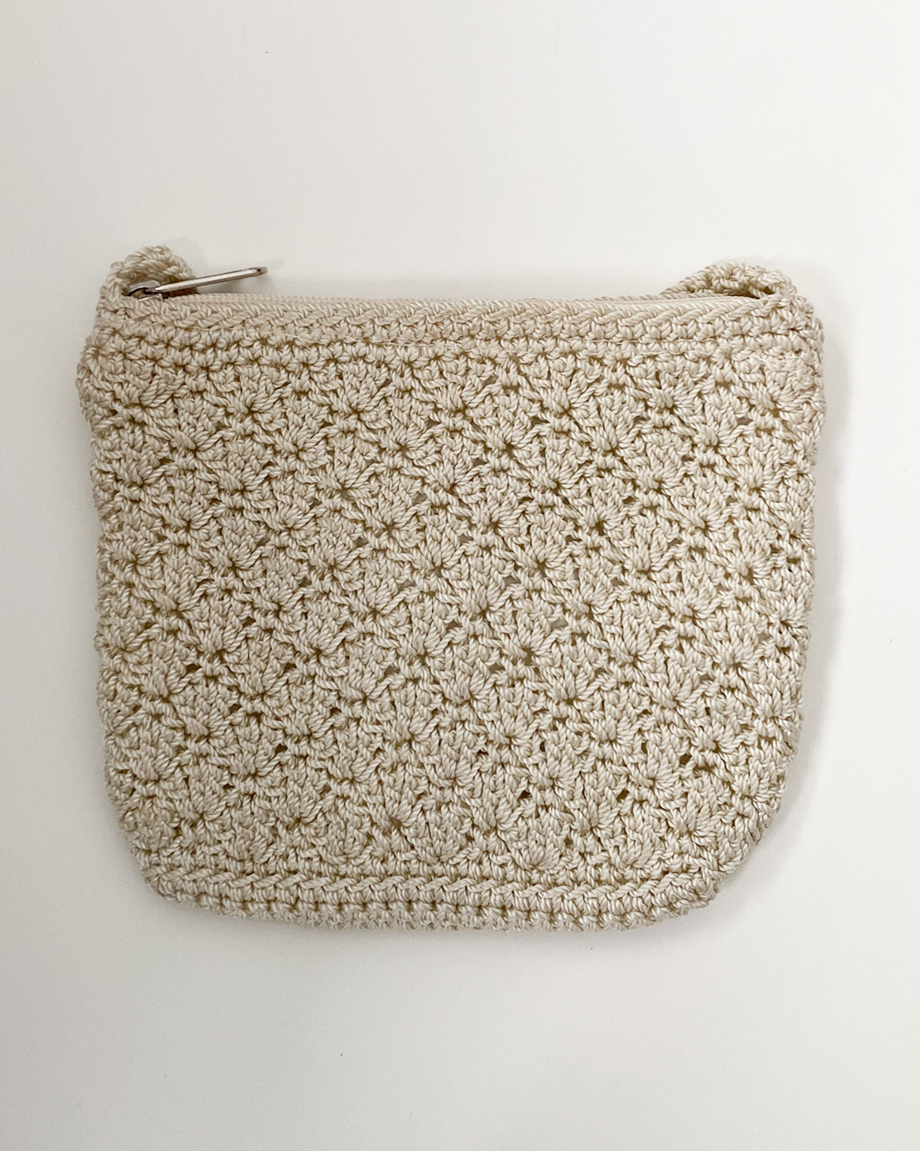 White Crochet Crossbody Bag