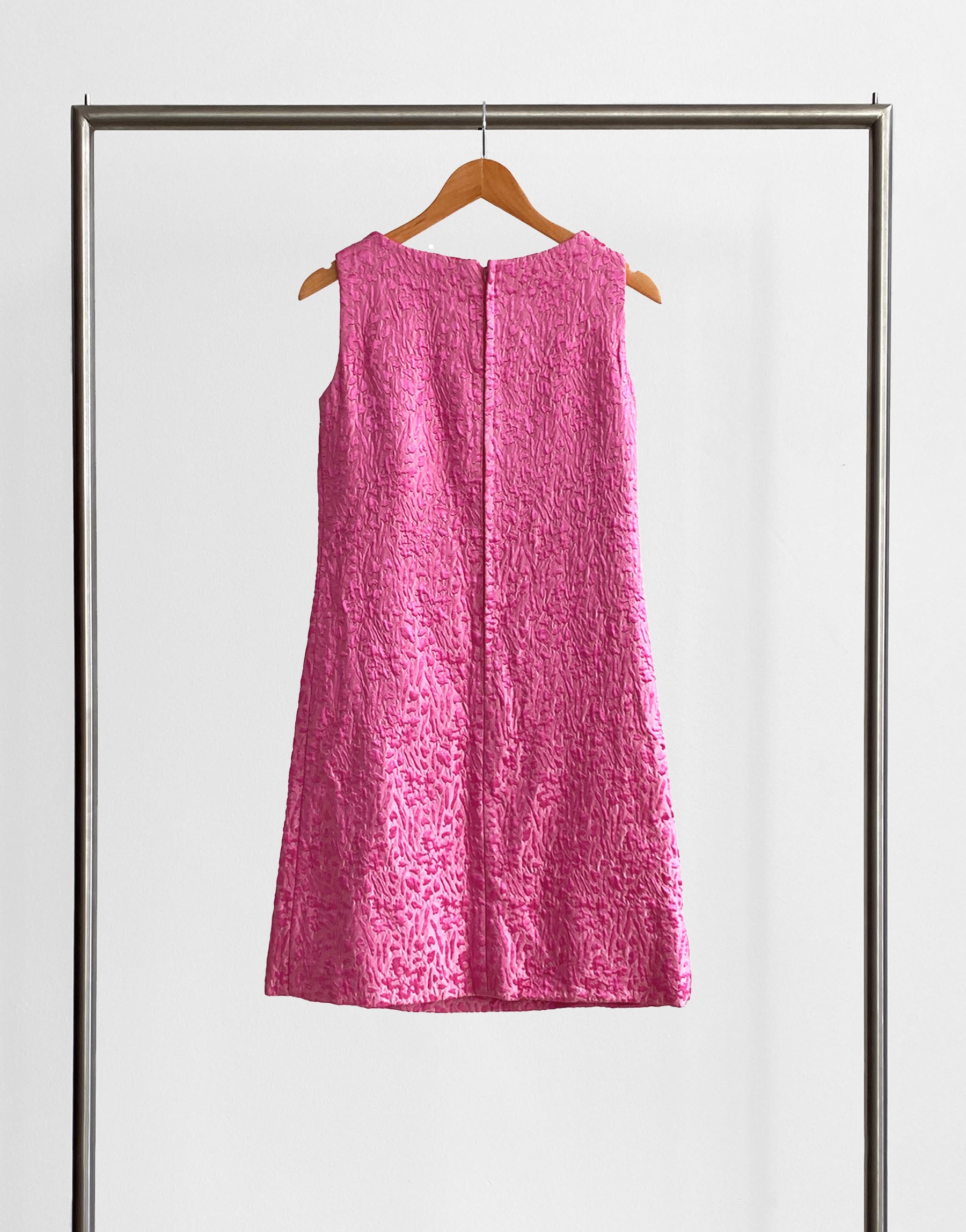 Pink Abstract Print Dress