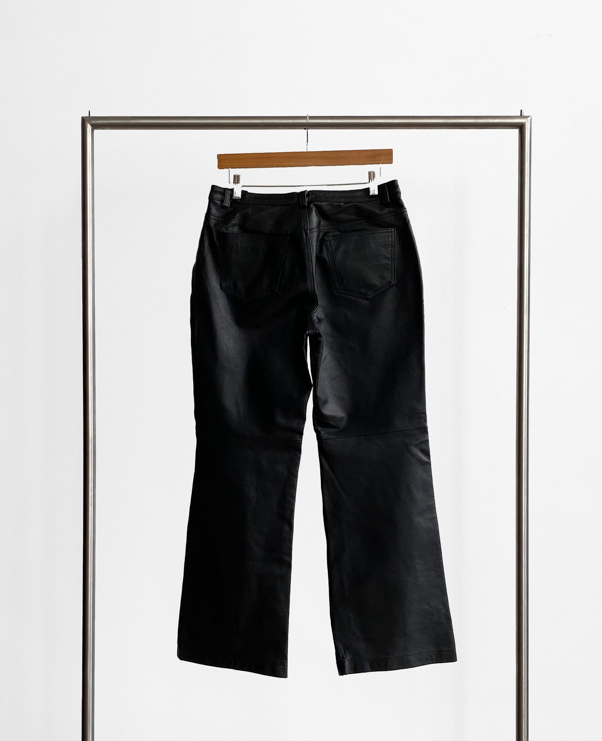 Black Leather Pant