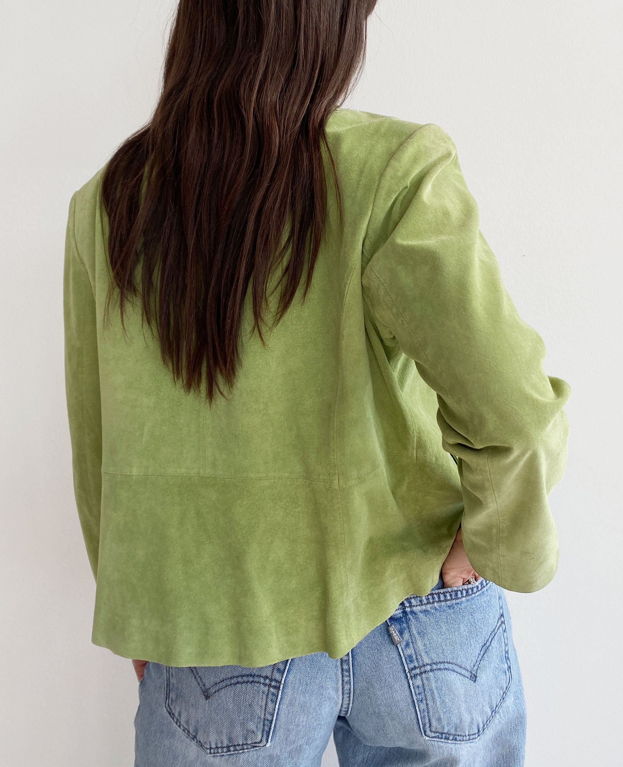Green Suede Jacket