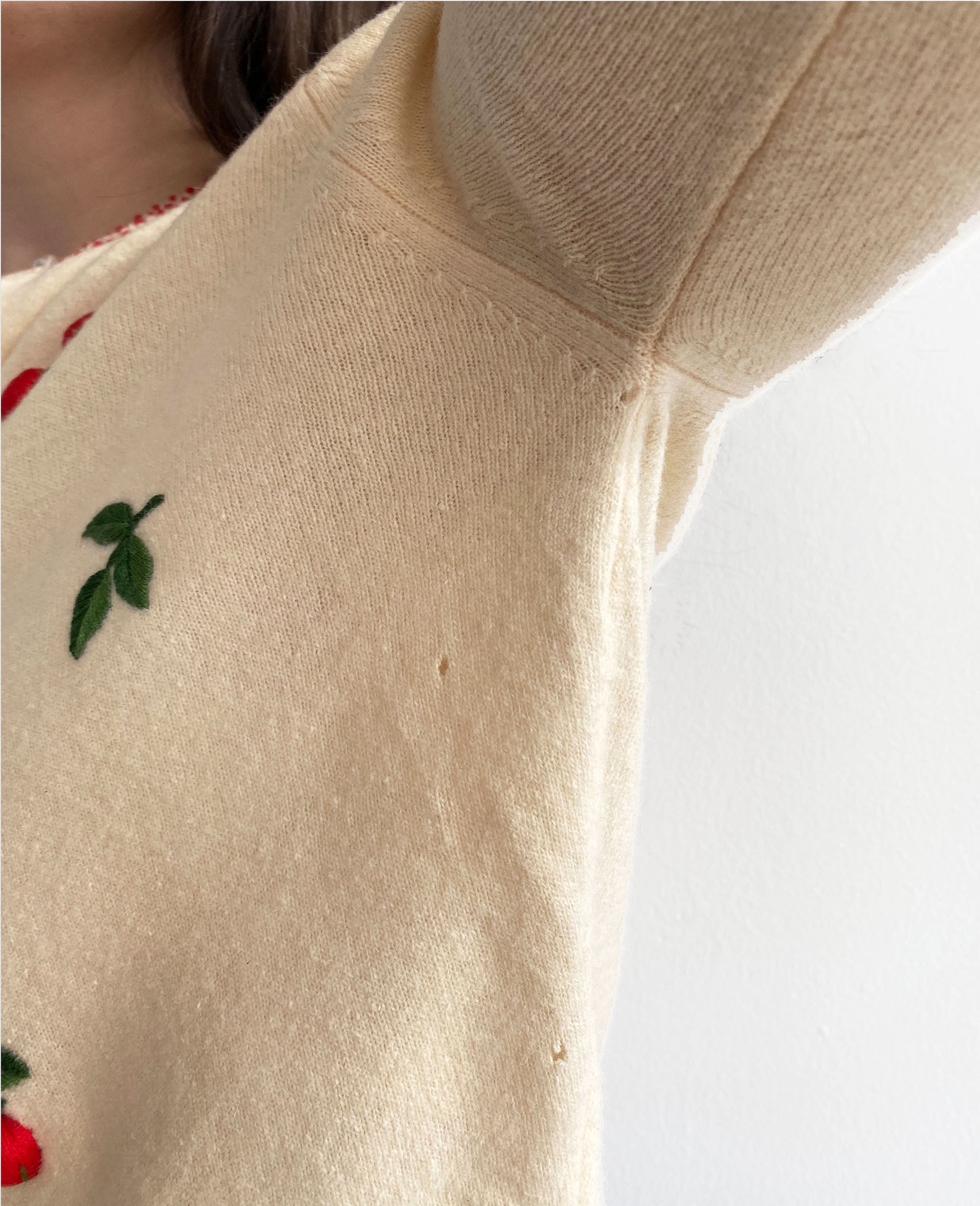 Cherries Cardigan Sweater