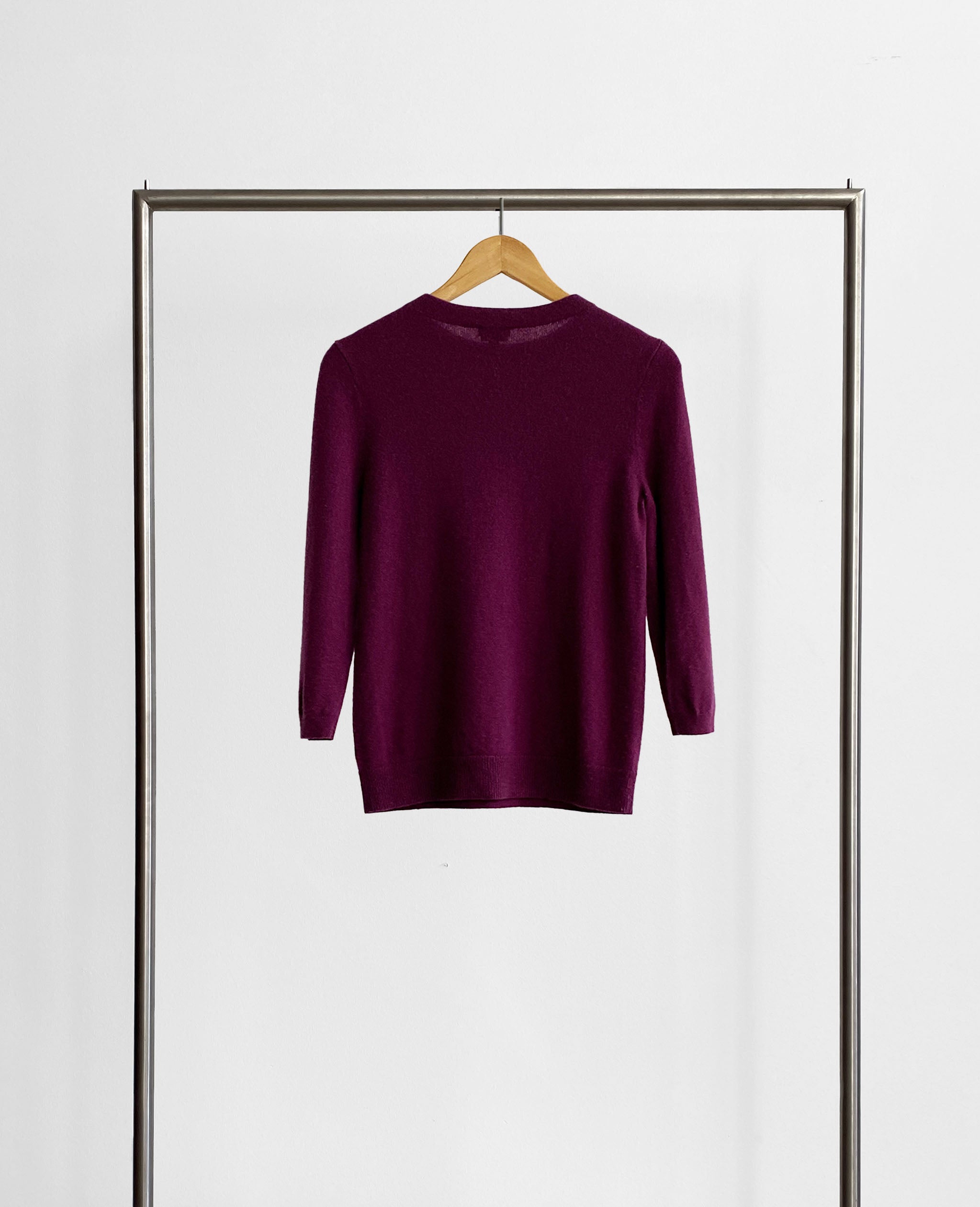 Aubergine Cashmere Sweater
